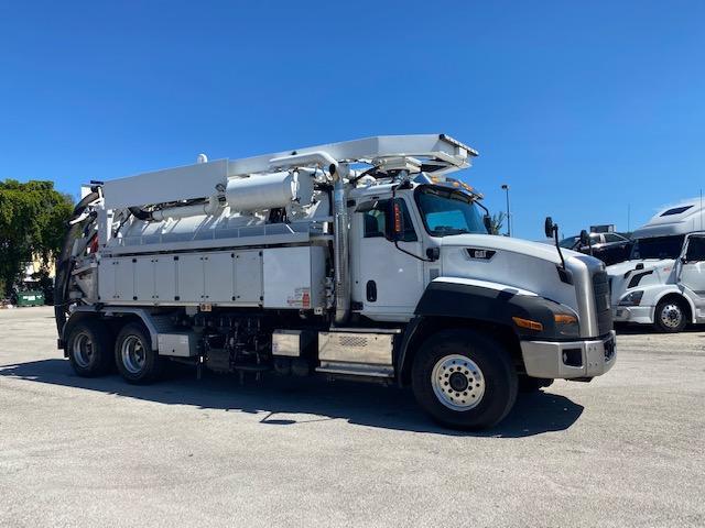 2016 Caterpillar CT660 Bucher Recycler 315 Combo Vacuum Jetter Recycling Truck