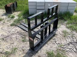 Unused Kivel Skid Steer Forks and Frame