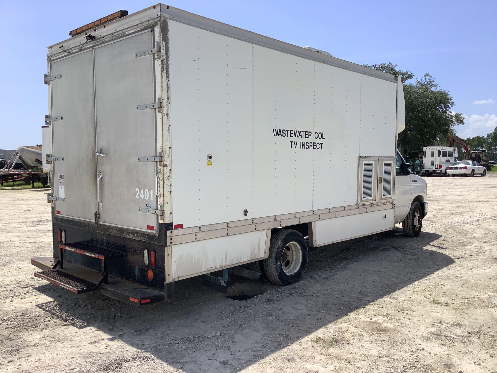 2010 Ford E-450 Sewer Viewer Box Truck