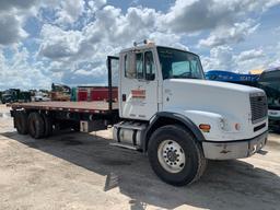 2002 Freightliner FL112 T/A Flatbed Truck