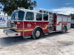 2007 E-One Typhoon Pumper Engine Fire Truck