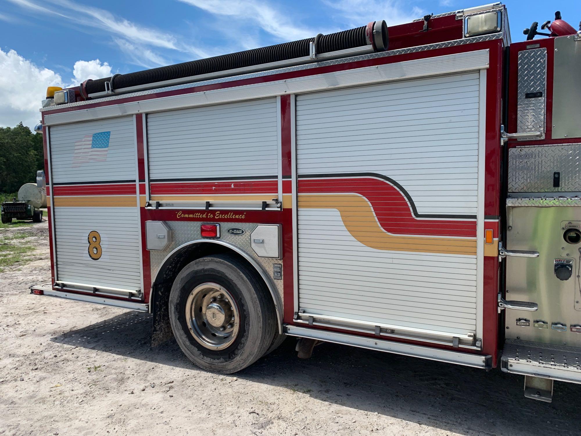 2007 E-One Typhoon Pumper Engine Fire Truck