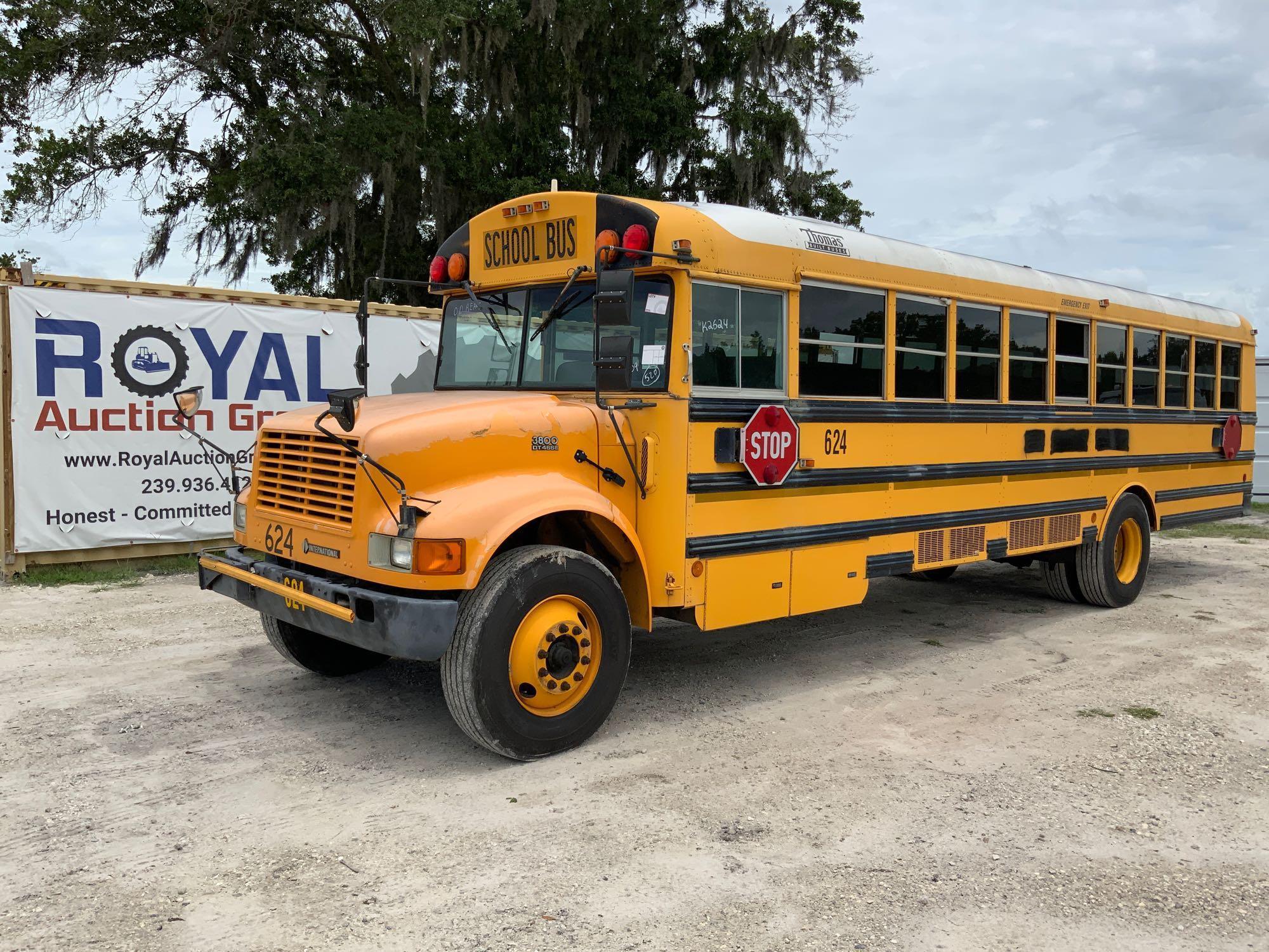 2001 International 3800 66 Passenger Bus