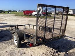 10FT Single Axle Trailer with Ramp