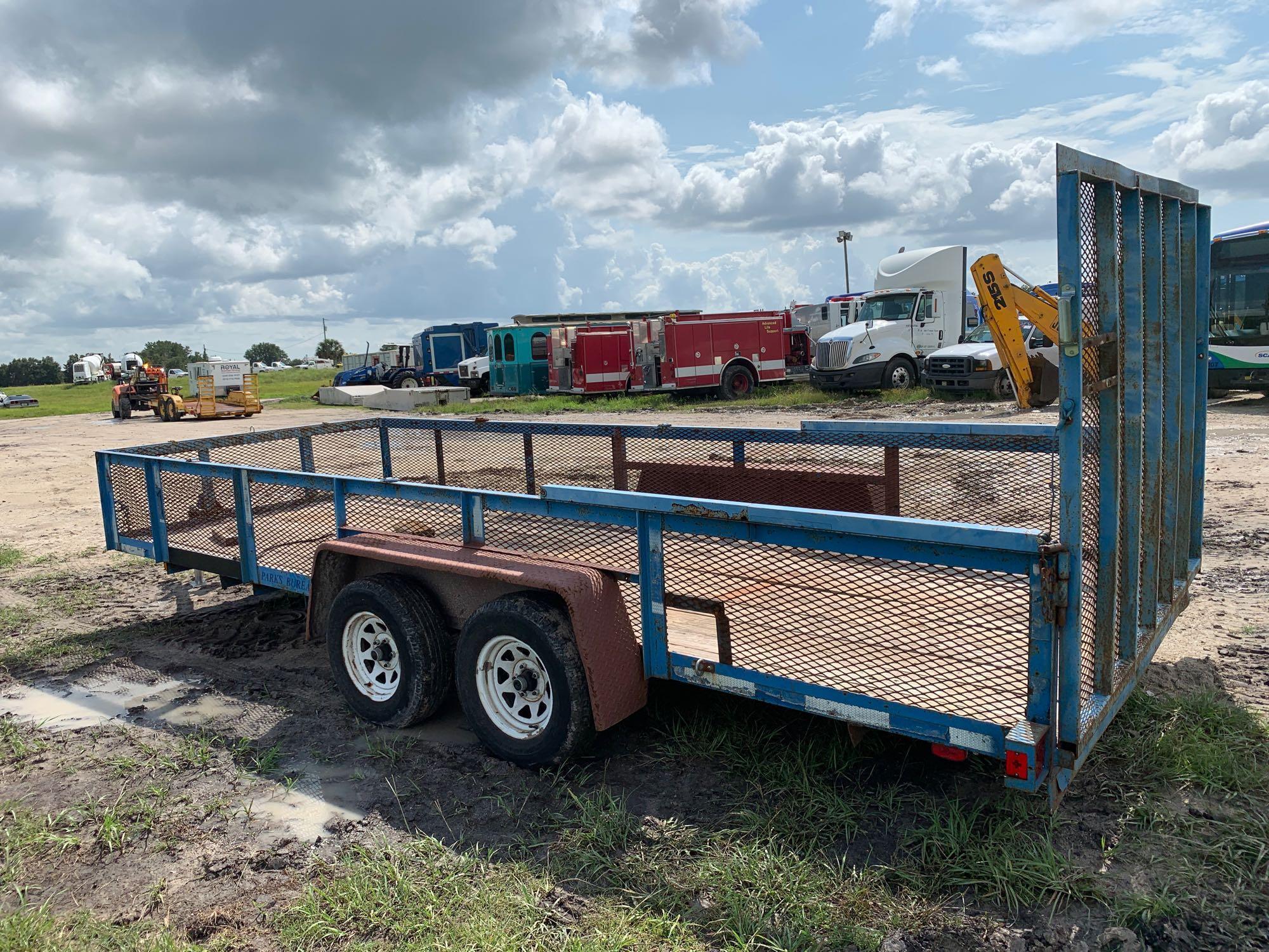 2002 TCT 18FT T/A Landscaping Trailer with Ramp