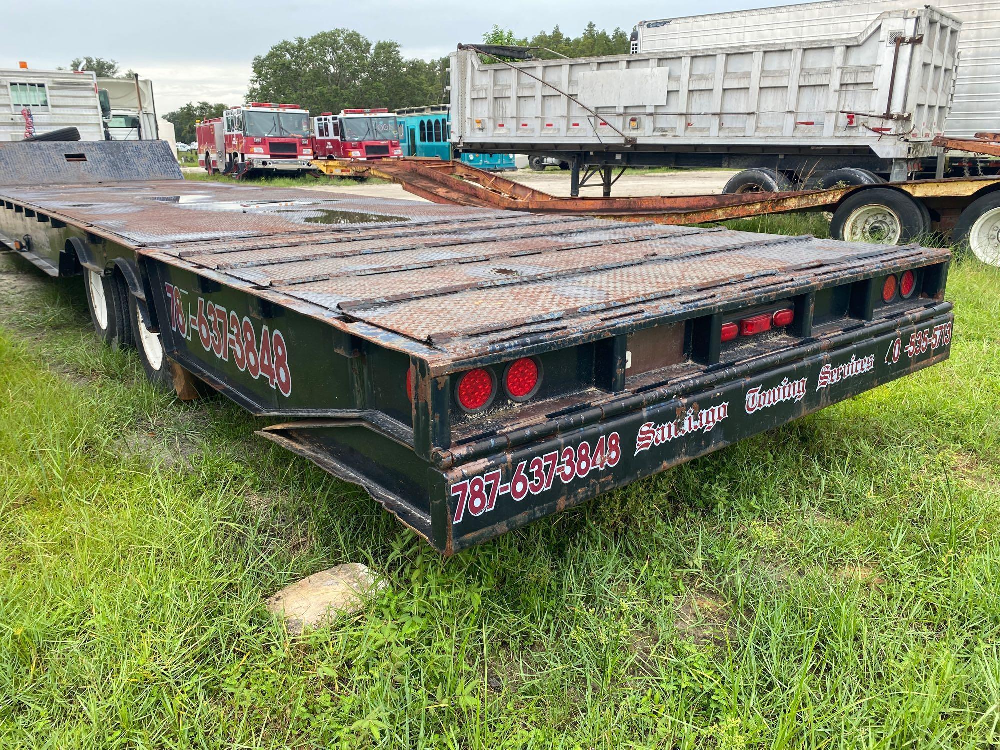 1993 53FT Wilson T/A Hydraulic Ramp Trailer