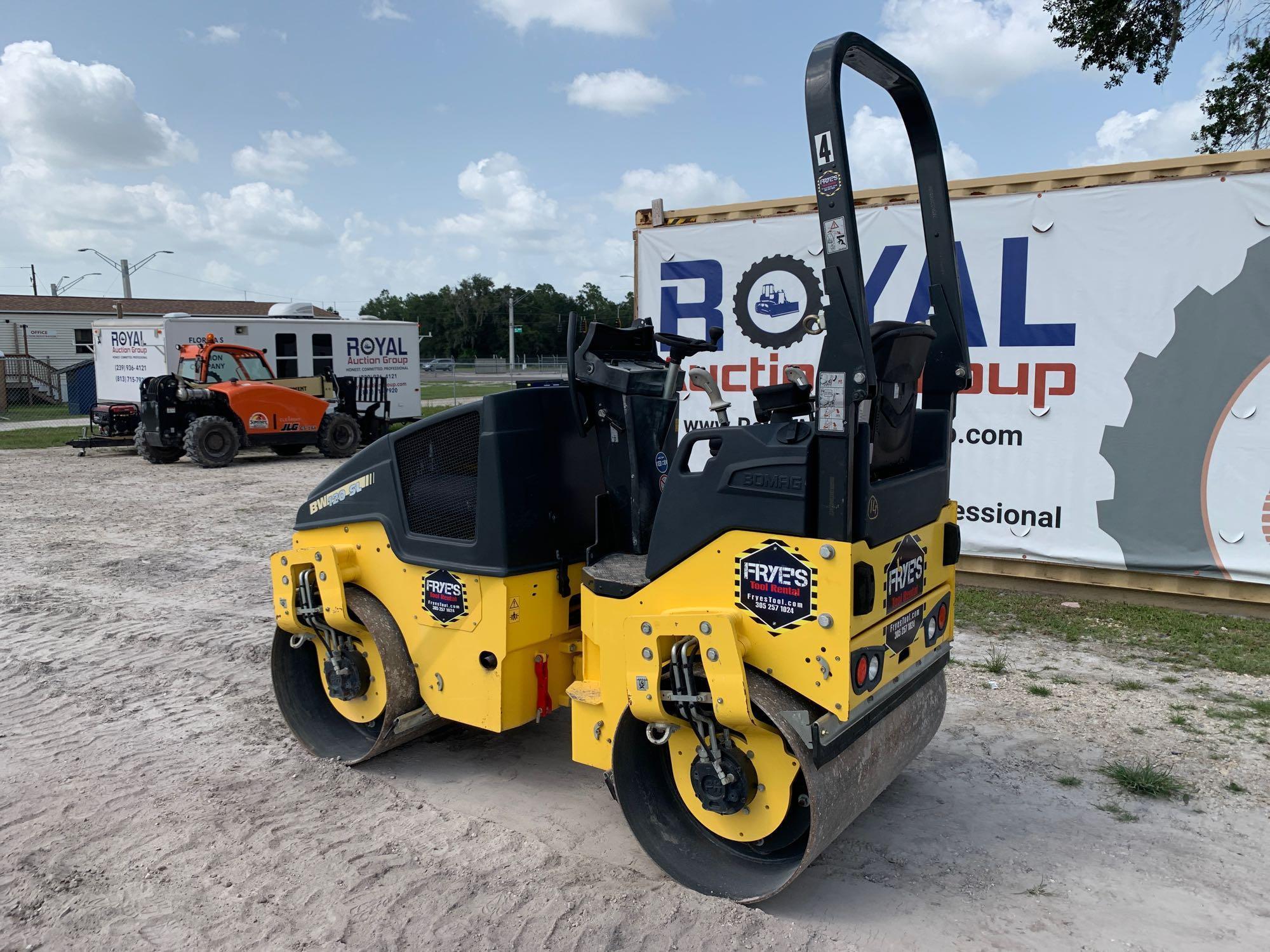 2018 Bomag BW 120 SL Vibratory Tandem Roller