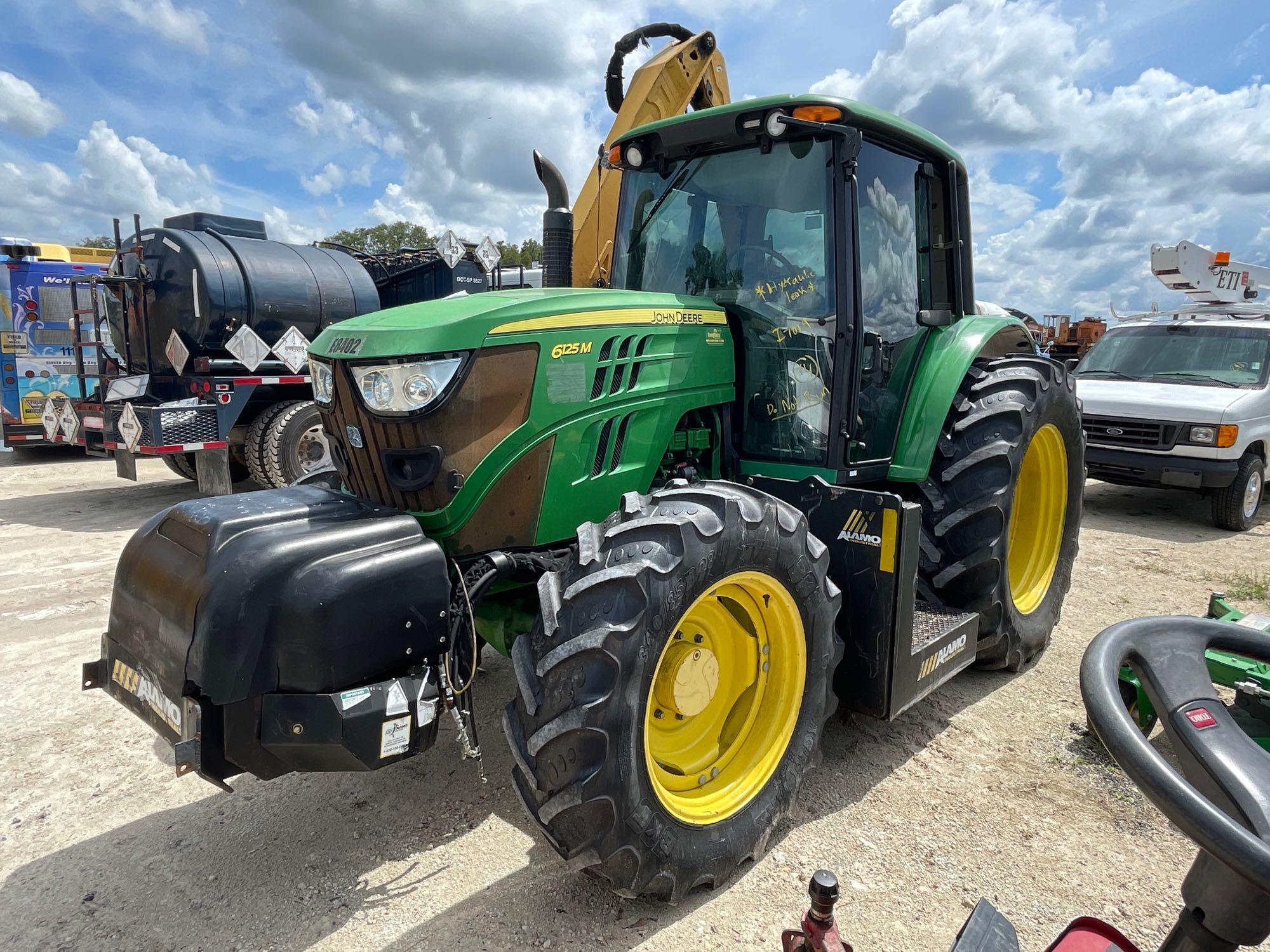 2013 John Deere 6125M 4WD Slope Mower Tractor