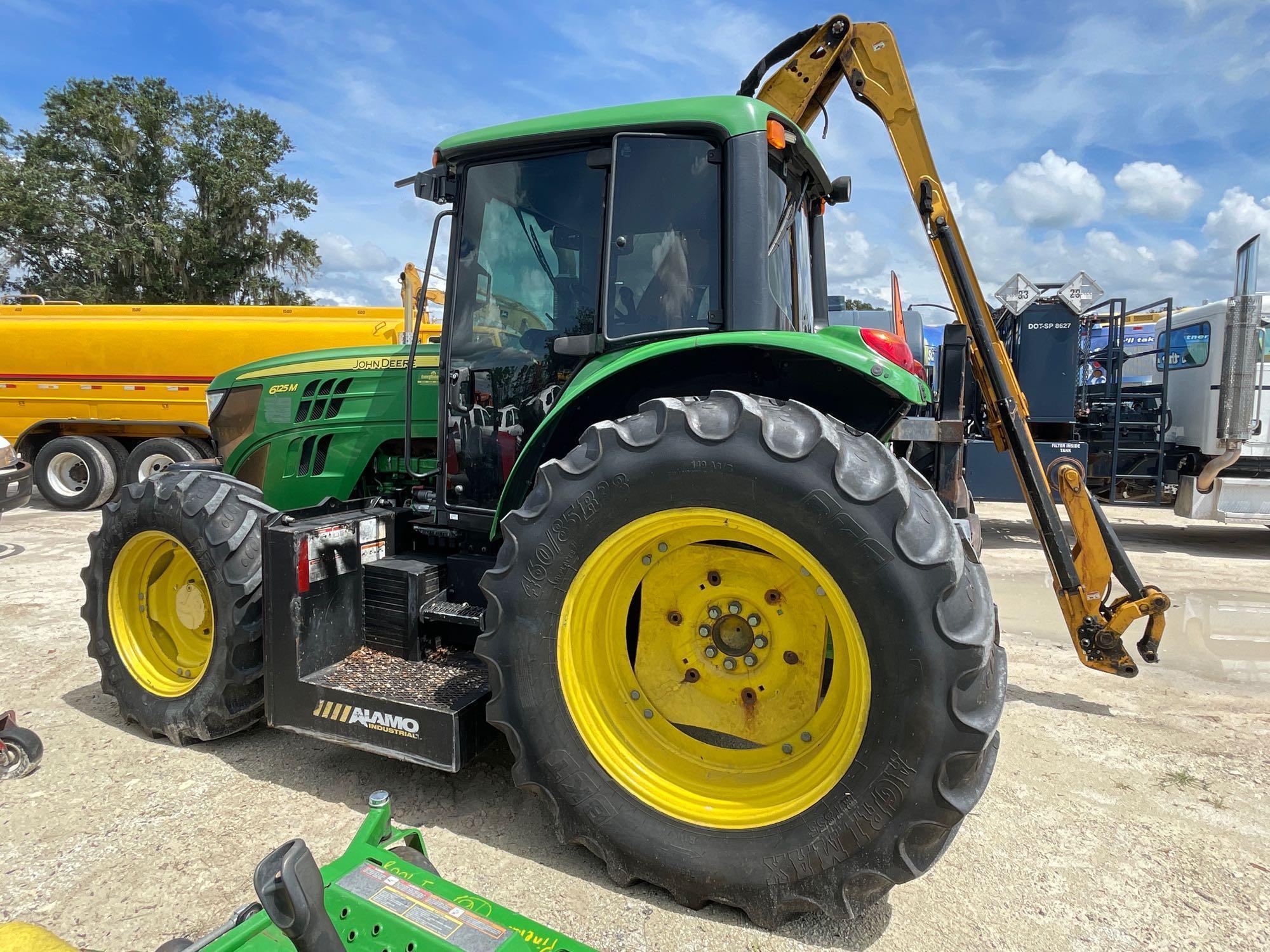 2013 John Deere 6125M 4WD Slope Mower Tractor