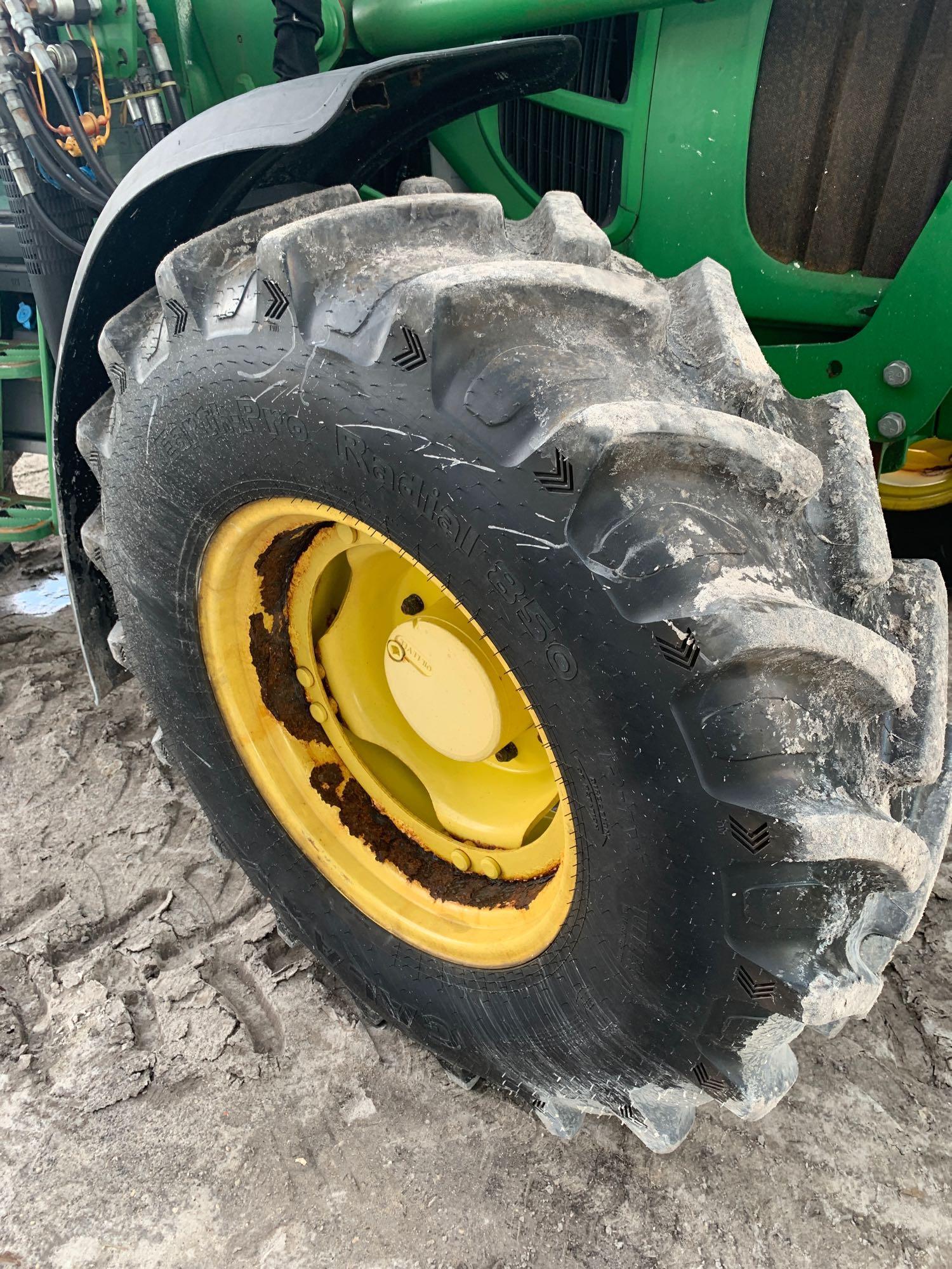 2013 John Deere 6430 4WD Front Loader Tractor