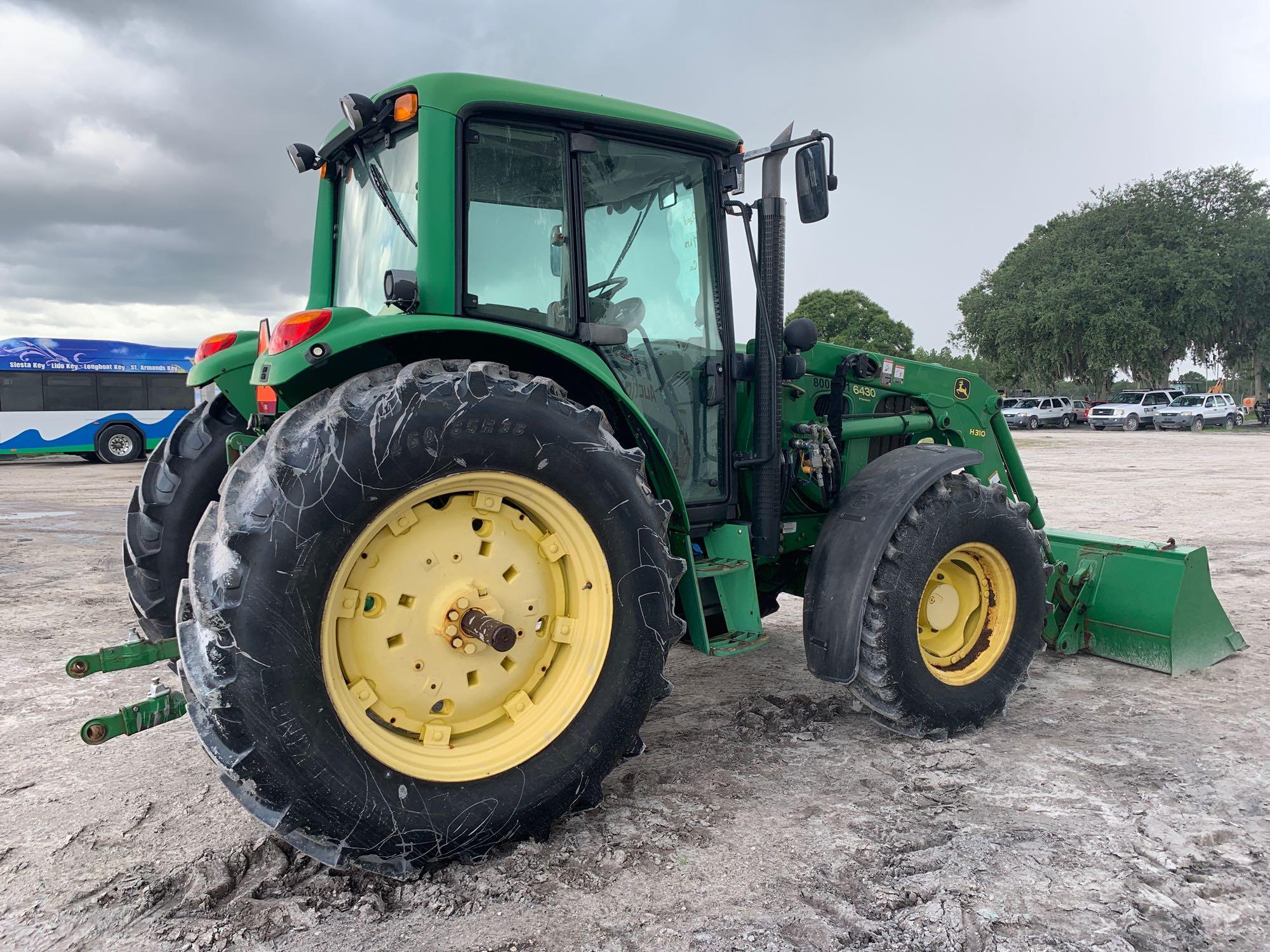 2013 John Deere 6430 4WD Front Loader Tractor