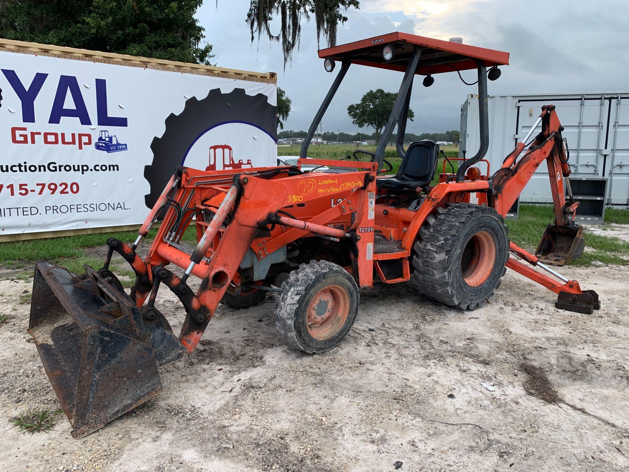 2003 Kubota L35 Loader Backhoe 4WD Tractor