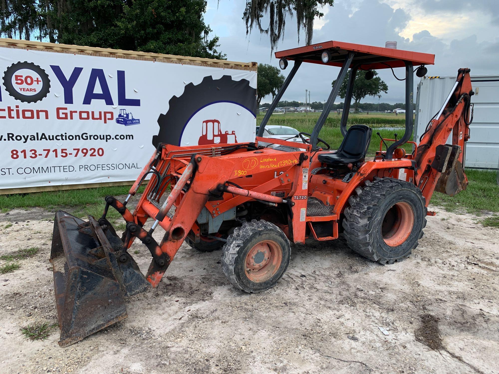 2003 Kubota L35 Loader Backhoe 4WD Tractor