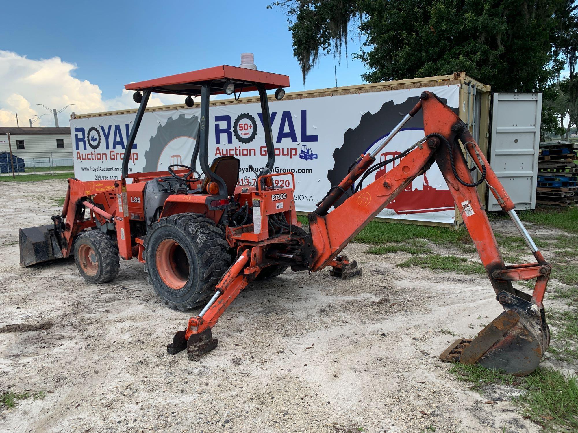 2003 Kubota L35 Loader Backhoe 4WD Tractor