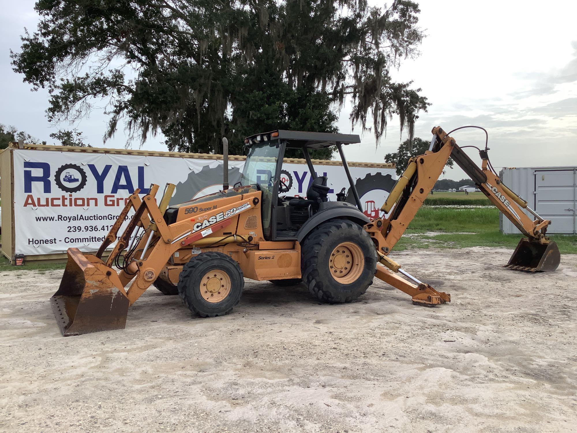 2007 Case 590 Super M Series 2 Extendahoe 4x4 Backhoe Loader