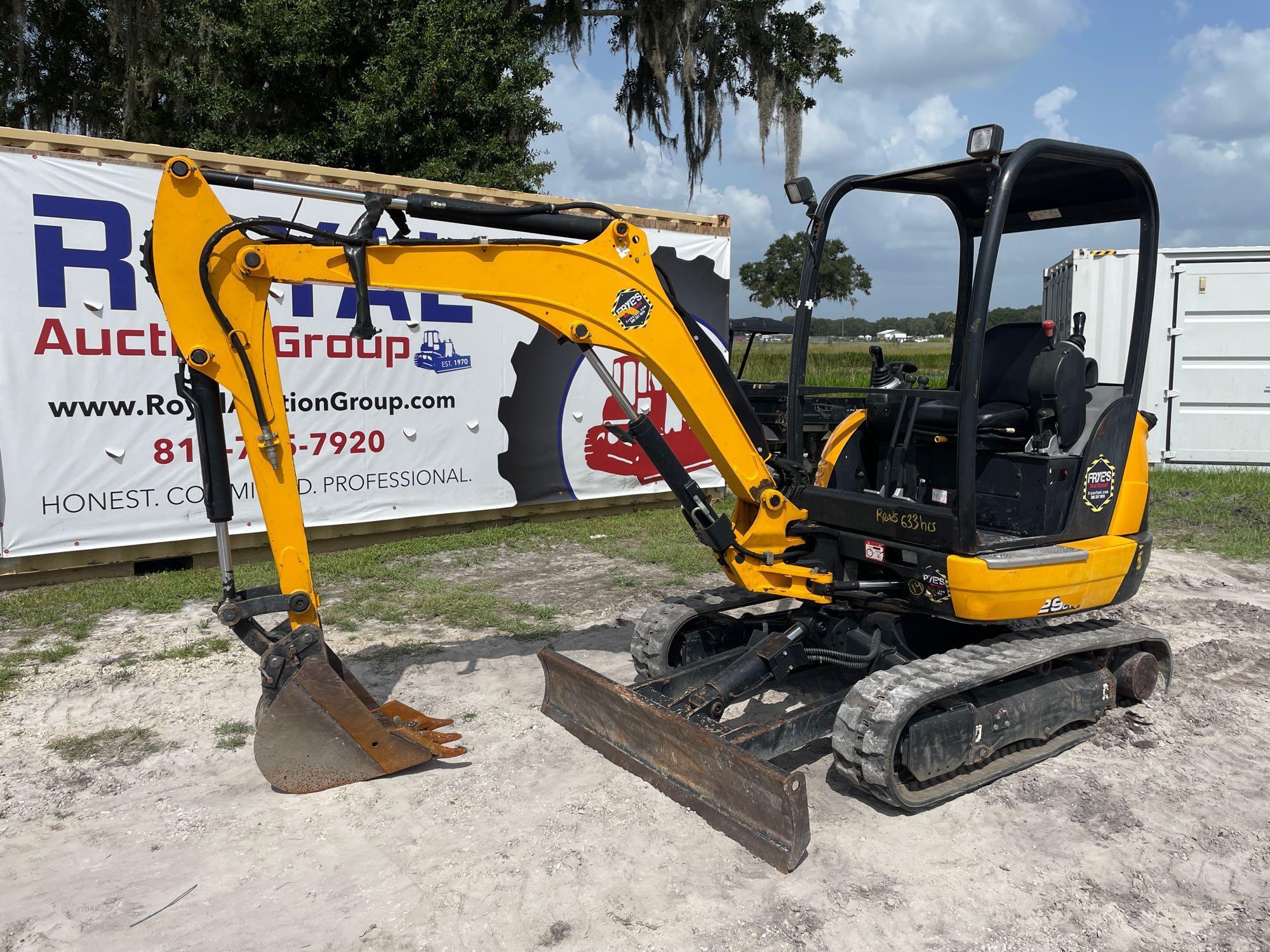 2018 JCB 829 Mini Excavator