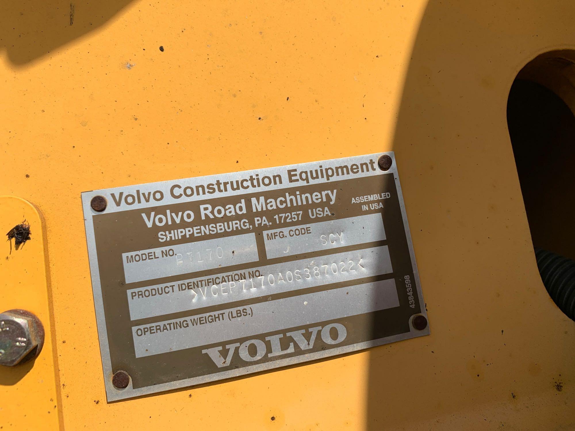 2014 Volvo P7170 Asphalt Paver