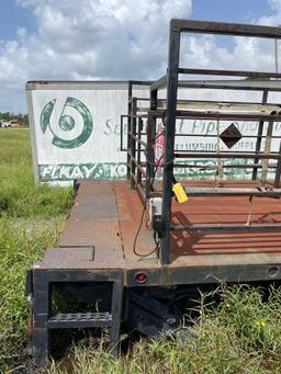 Steel Flatbed Tank Rack Truck Body