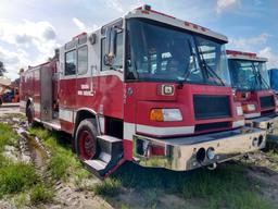 1999 Pierce Model Tilt Cab Pumper Fire Truck