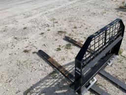 Unused JBX 48in 4,000lb Skid Steer Forks