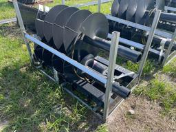 Unused Skid Steer Auger with 18in and 24in Bits