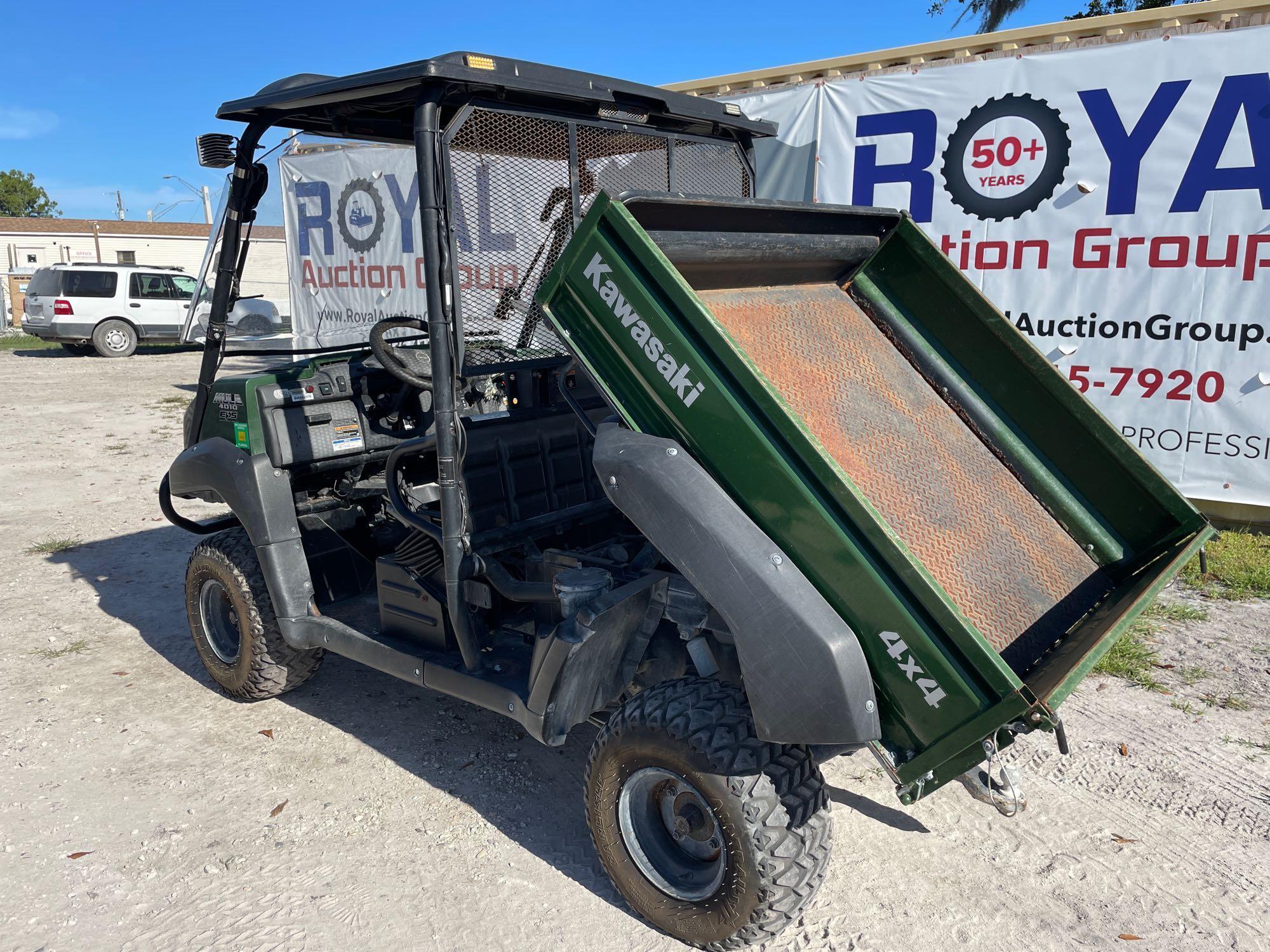 2017 Kawasaki Mule 4010 4x4 Dump Utility Cart