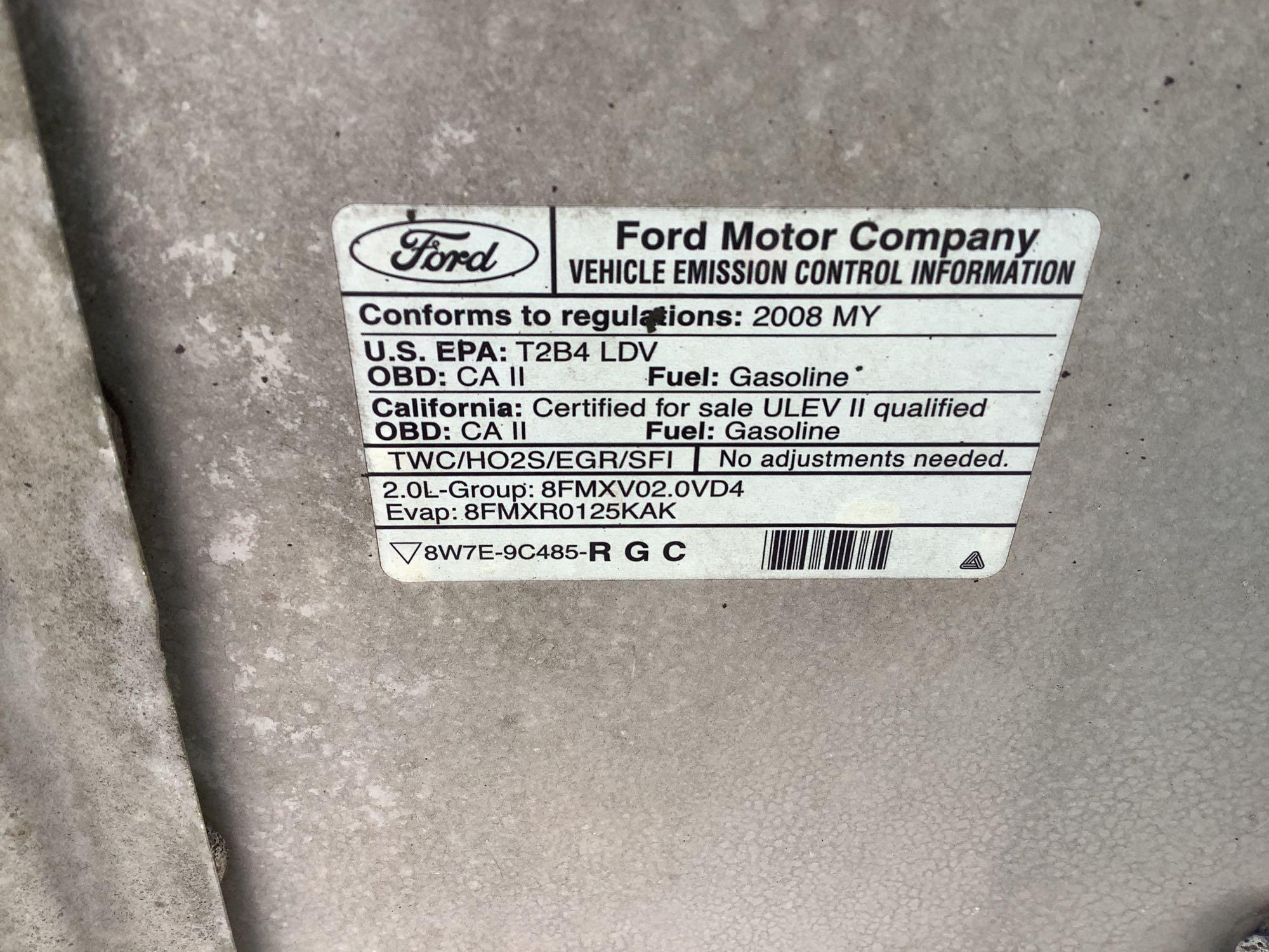 2008 Ford Focus 4-Door Sedan