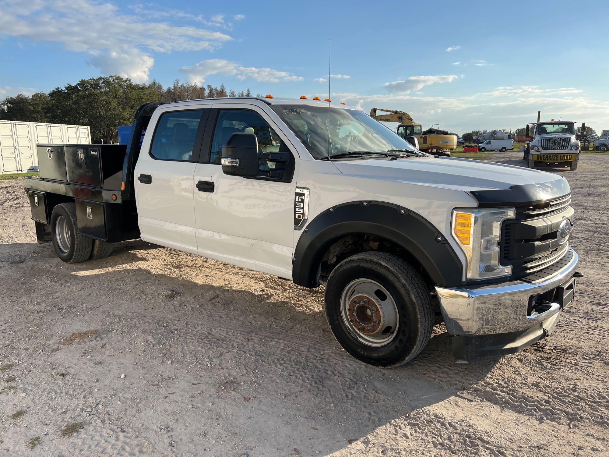 2017 Ford F-350 Crew Cab Flatbed Pickup Truck