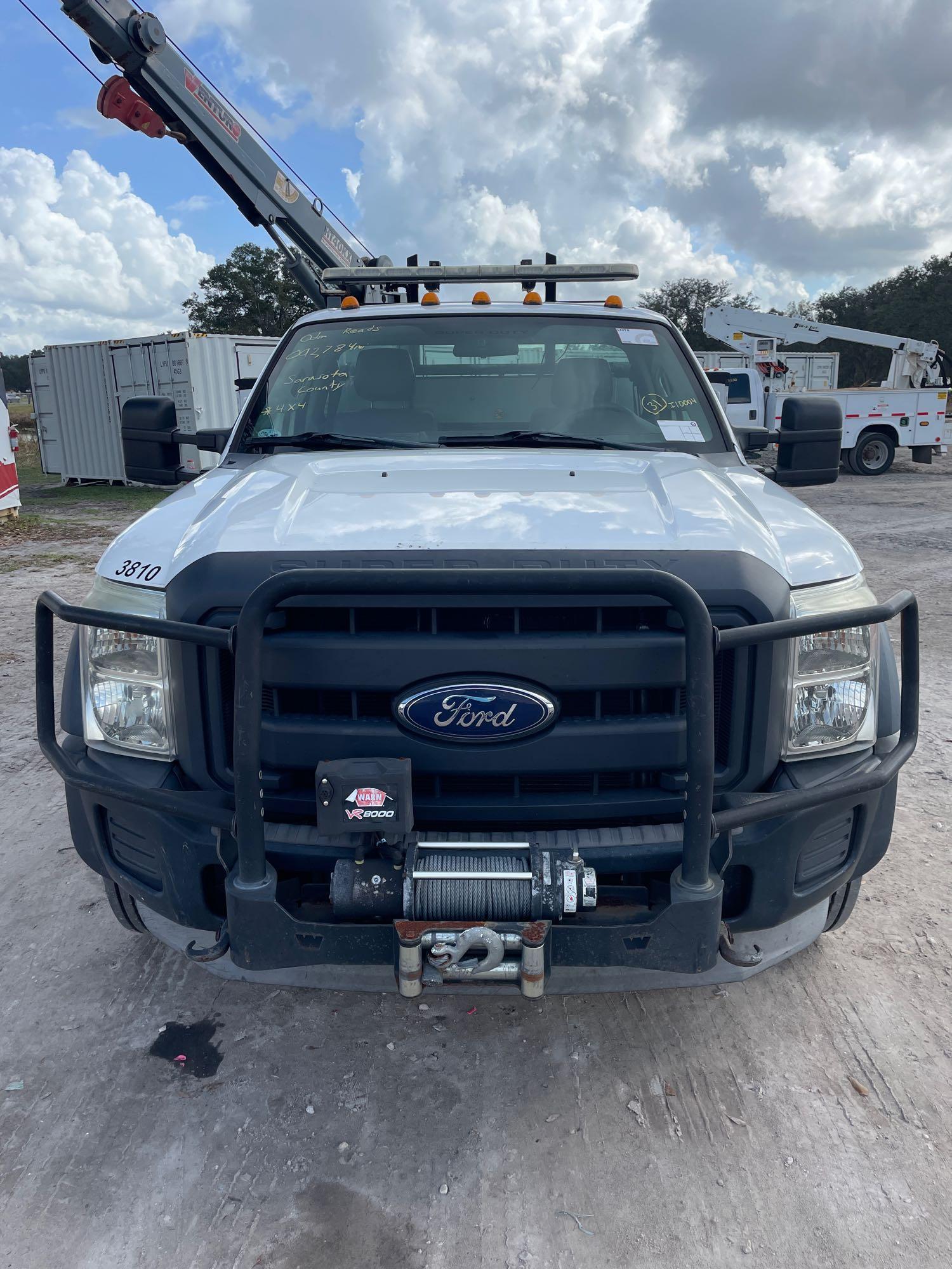 2014 Ford F-550 4x4 Service Crane Truck