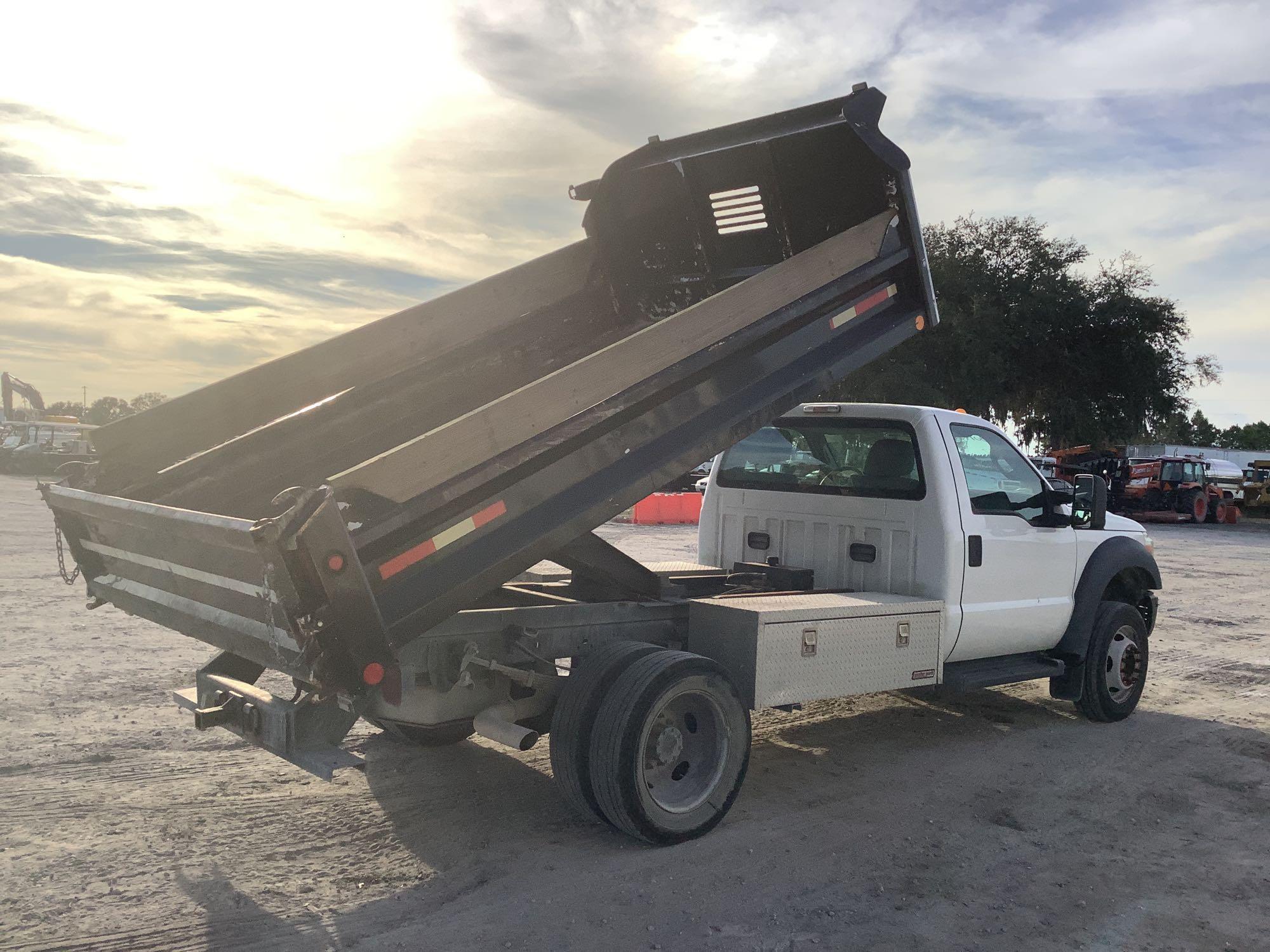 2012 Ford F-550 4x4 Dump Pickup Truck