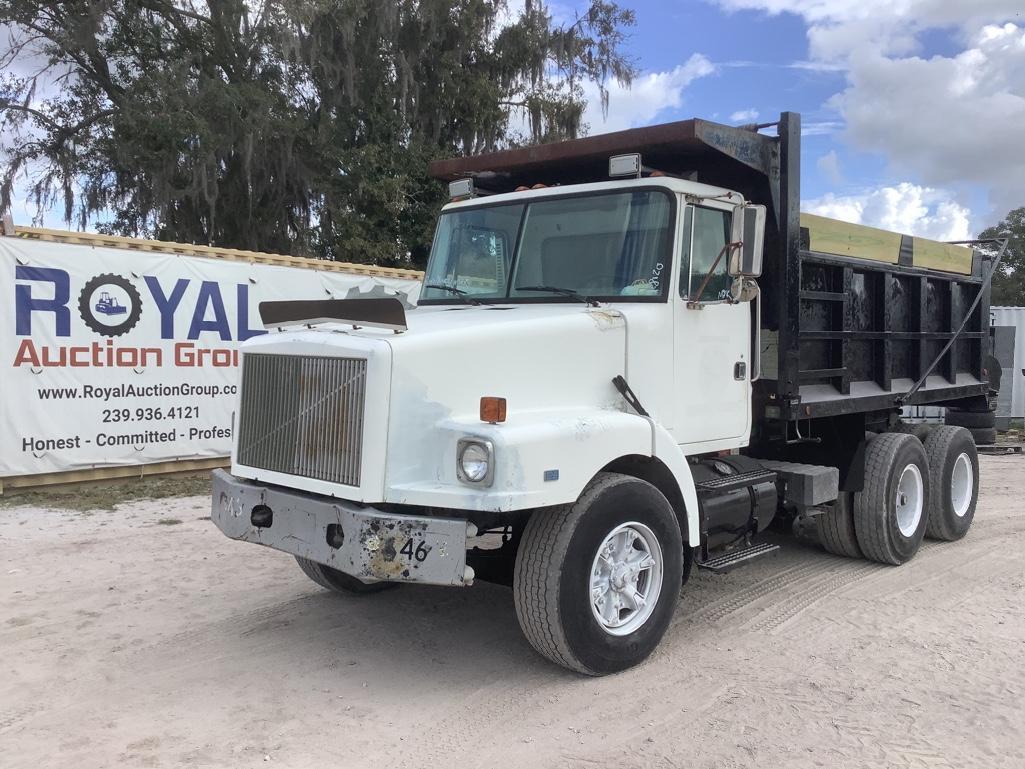 1990 White GMC WG T/A Dump Truck