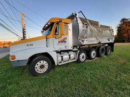 1998 Freightliner Century Class 120 Quad Axle Dump Truck VIDEO