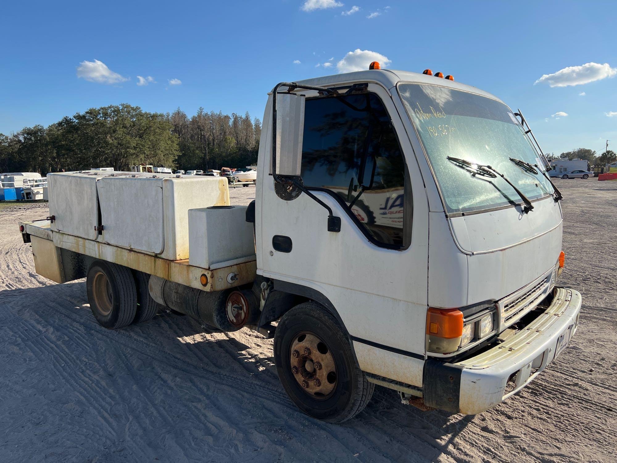 2000 Isuzu NPR-HD Flatbed Truck