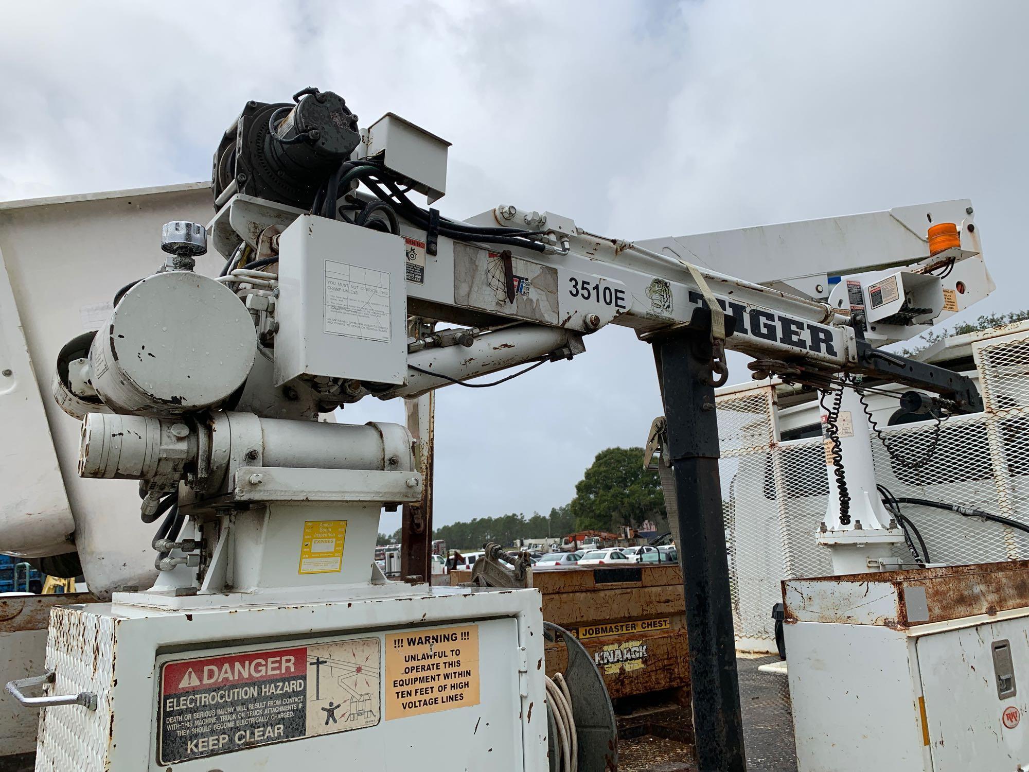 2004 Sterling Acterra Bucket Service Crane Truck