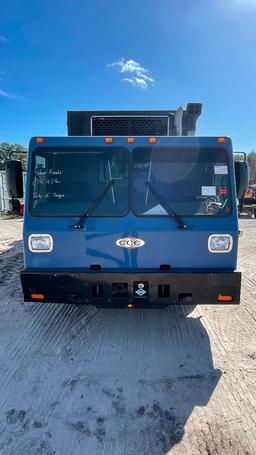 2016 Crane Carrier Co. Rear Packer Side Loader Garbage Truck