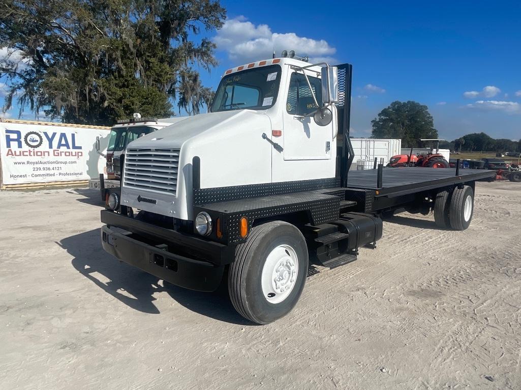 2001 International 4700 Single Seater Flatbed Truck