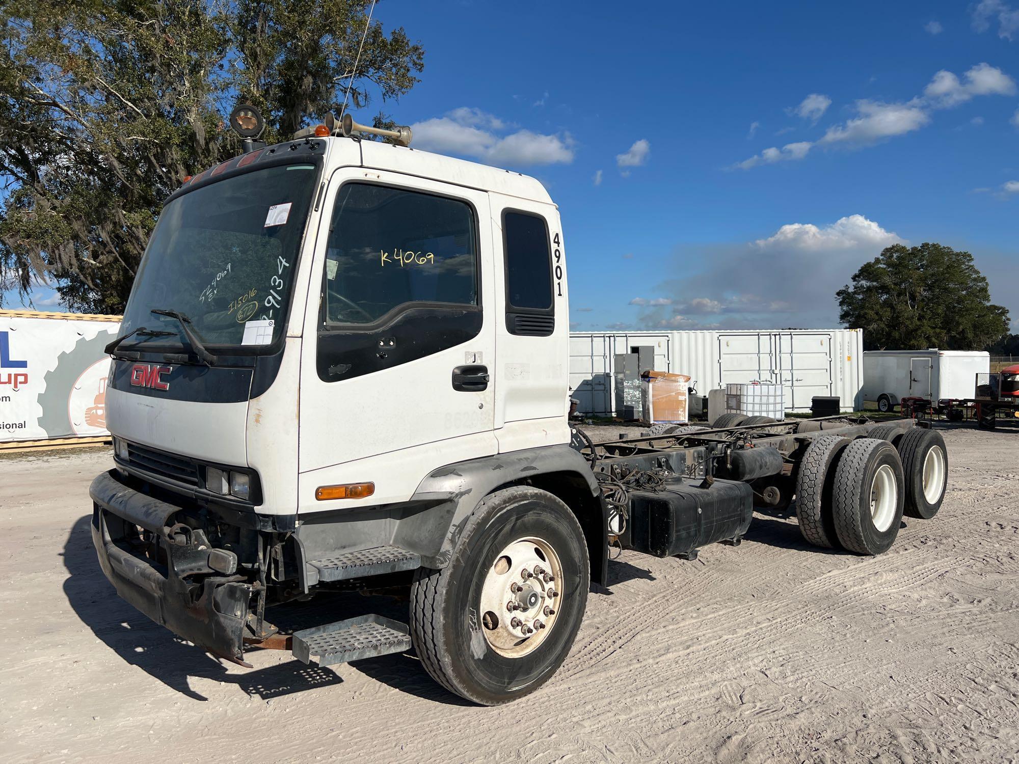2005 GMC T7500 T/A Cab and Chassis Truck
