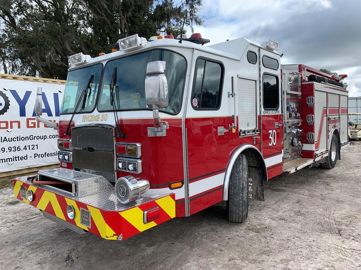 2010 E-One 1,000 Gallon Pumper Fire Truck