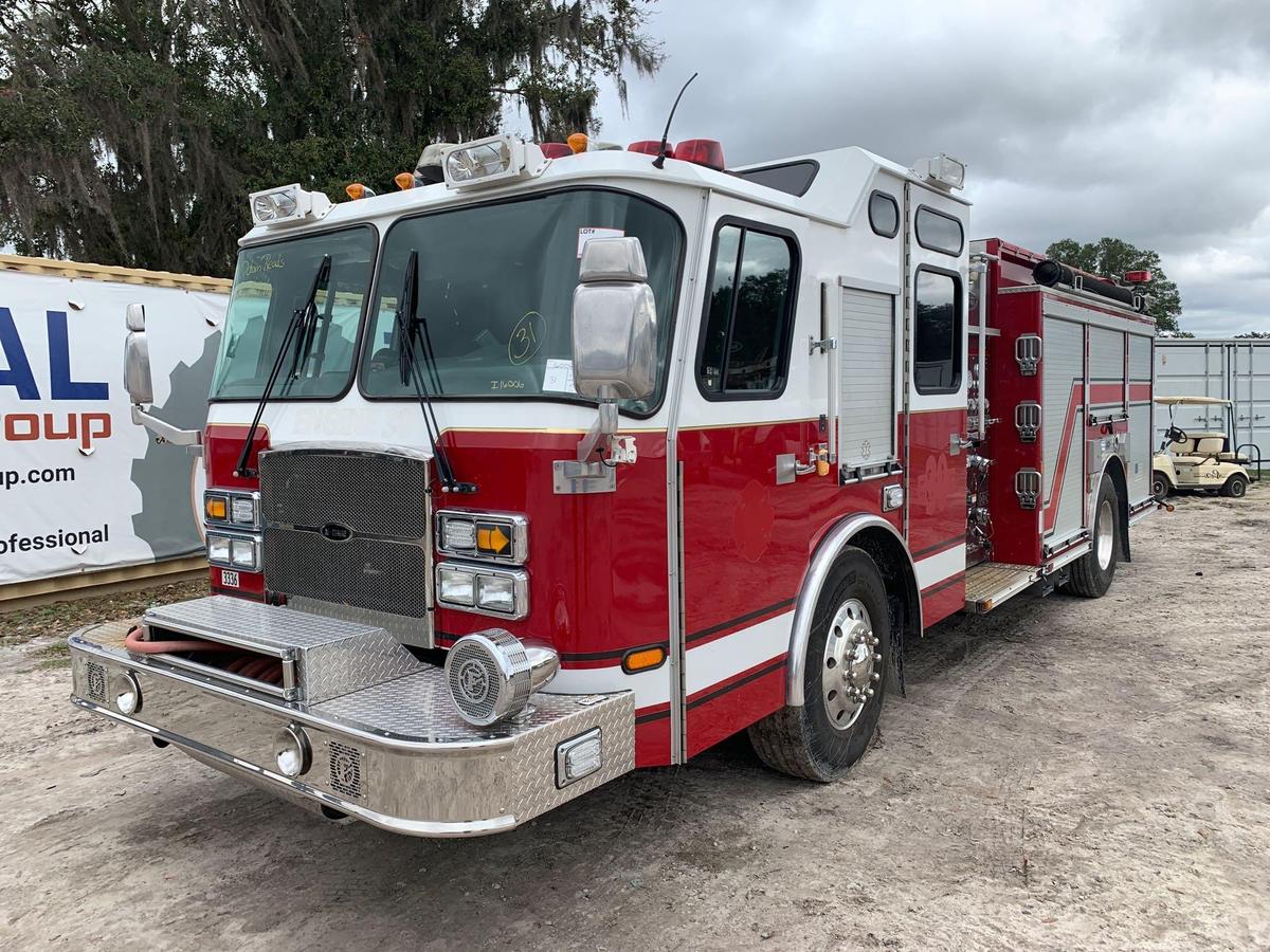 2007 E-One 1,000 Gallon Pumper Fire Truck