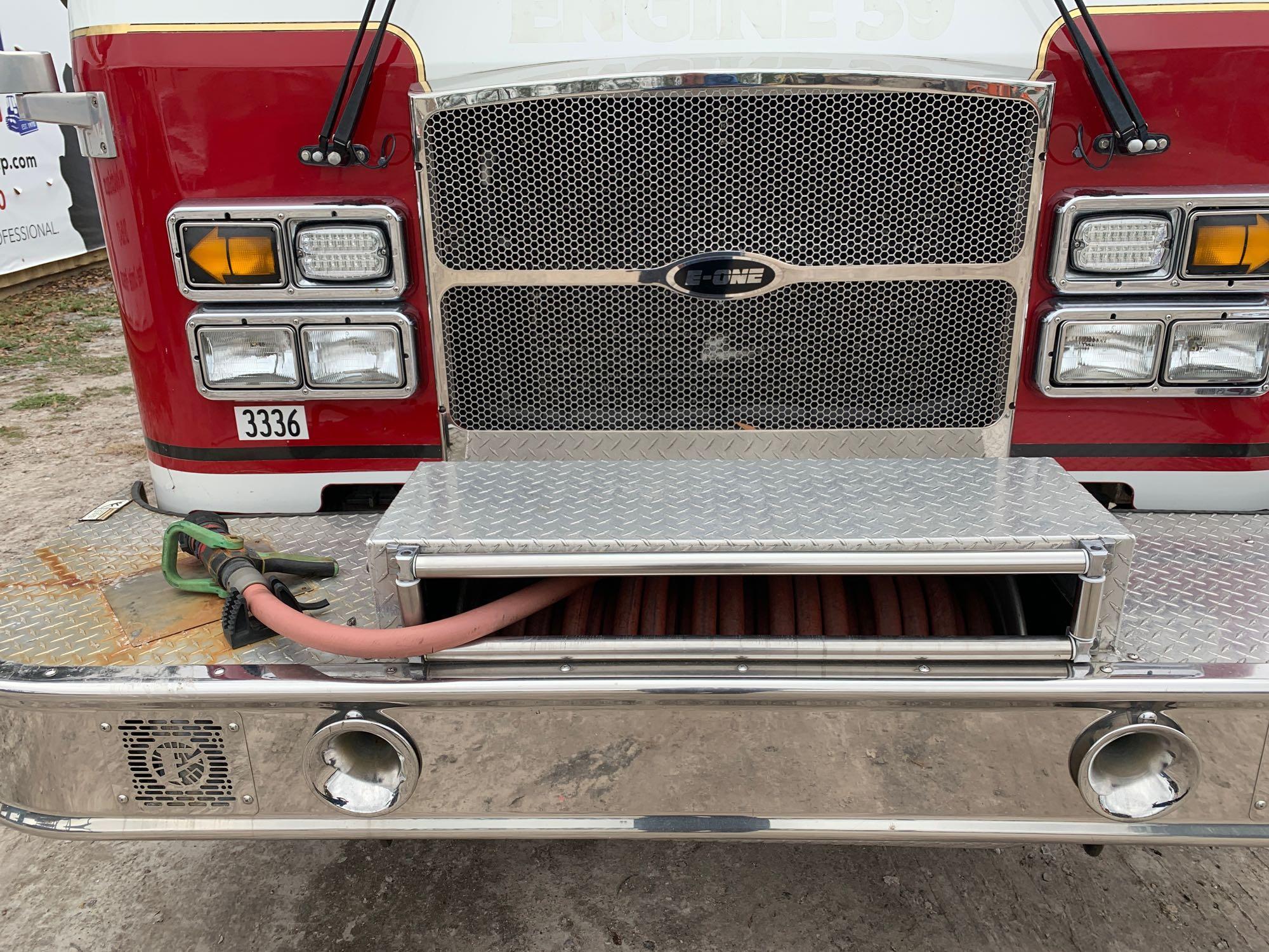 2007 E-One 1,000 Gallon Pumper Fire Truck