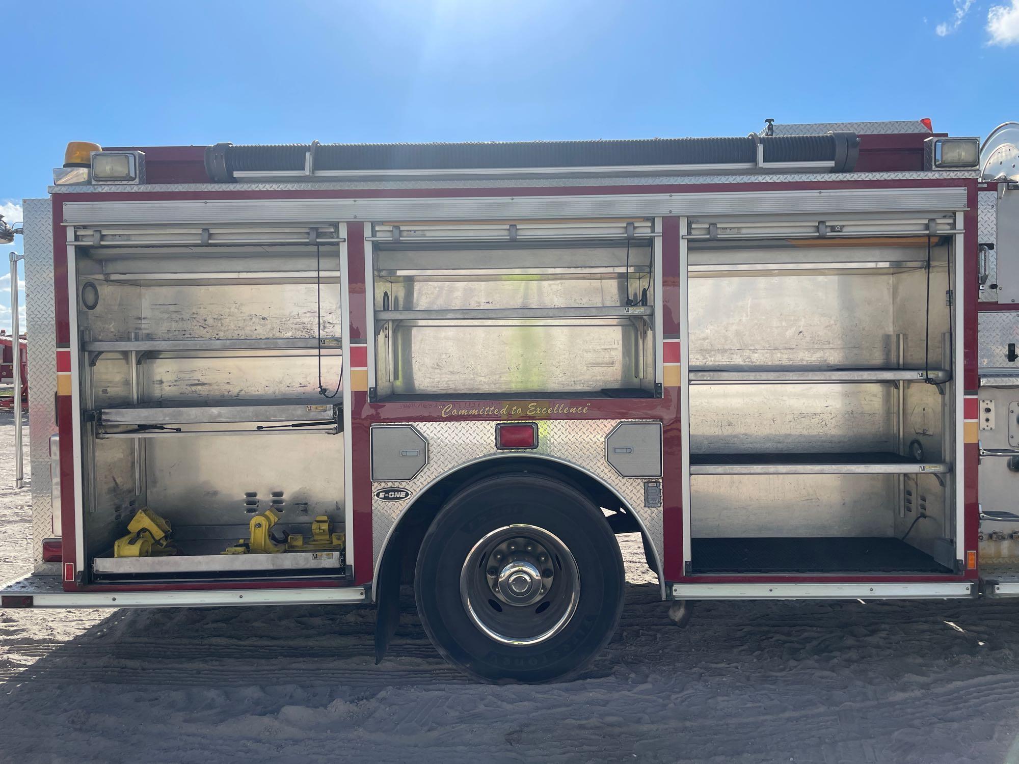 2009 E-One Pumper Engine Fire Truck