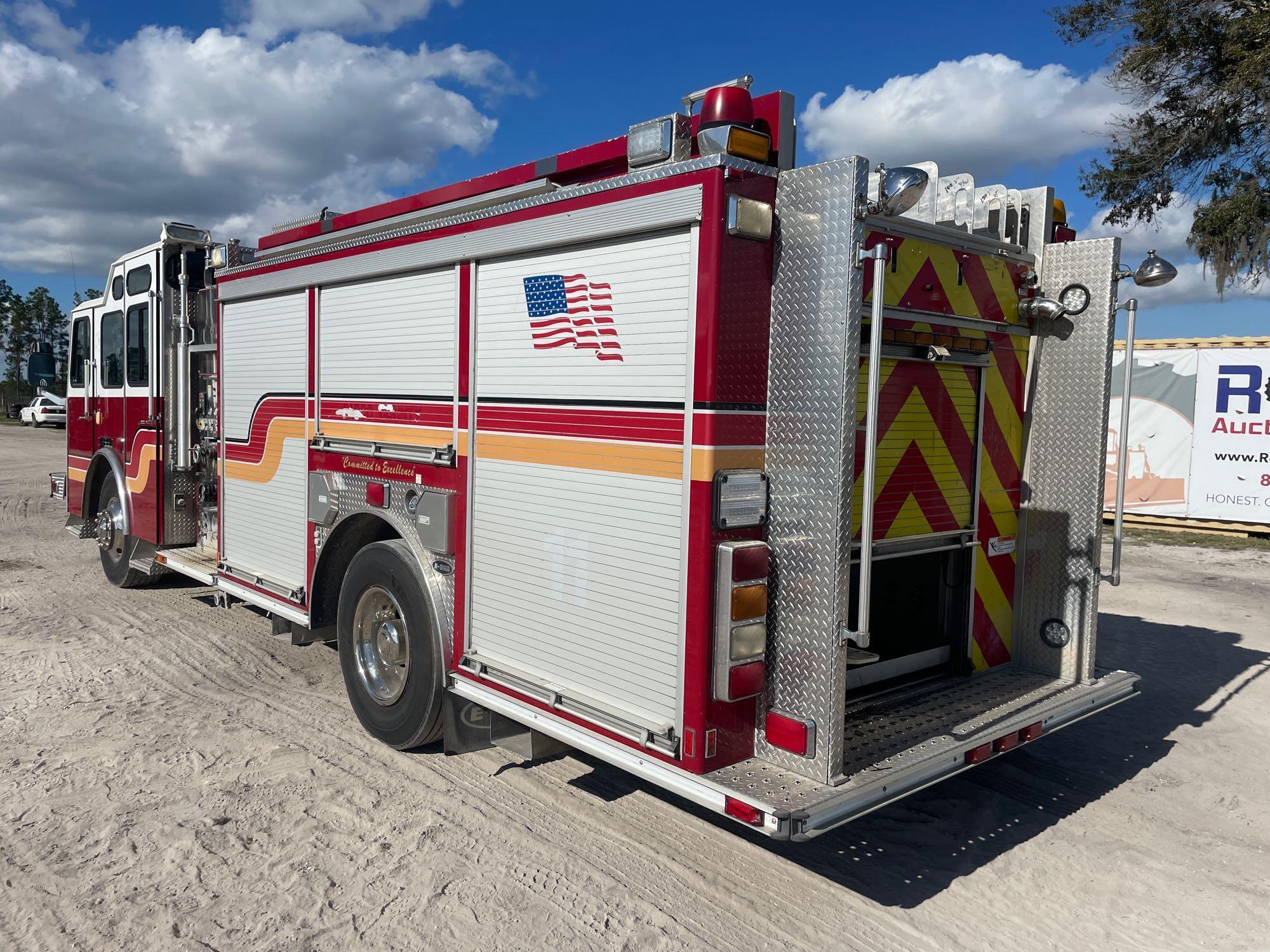 2009 E-One Pumper Engine Fire Truck