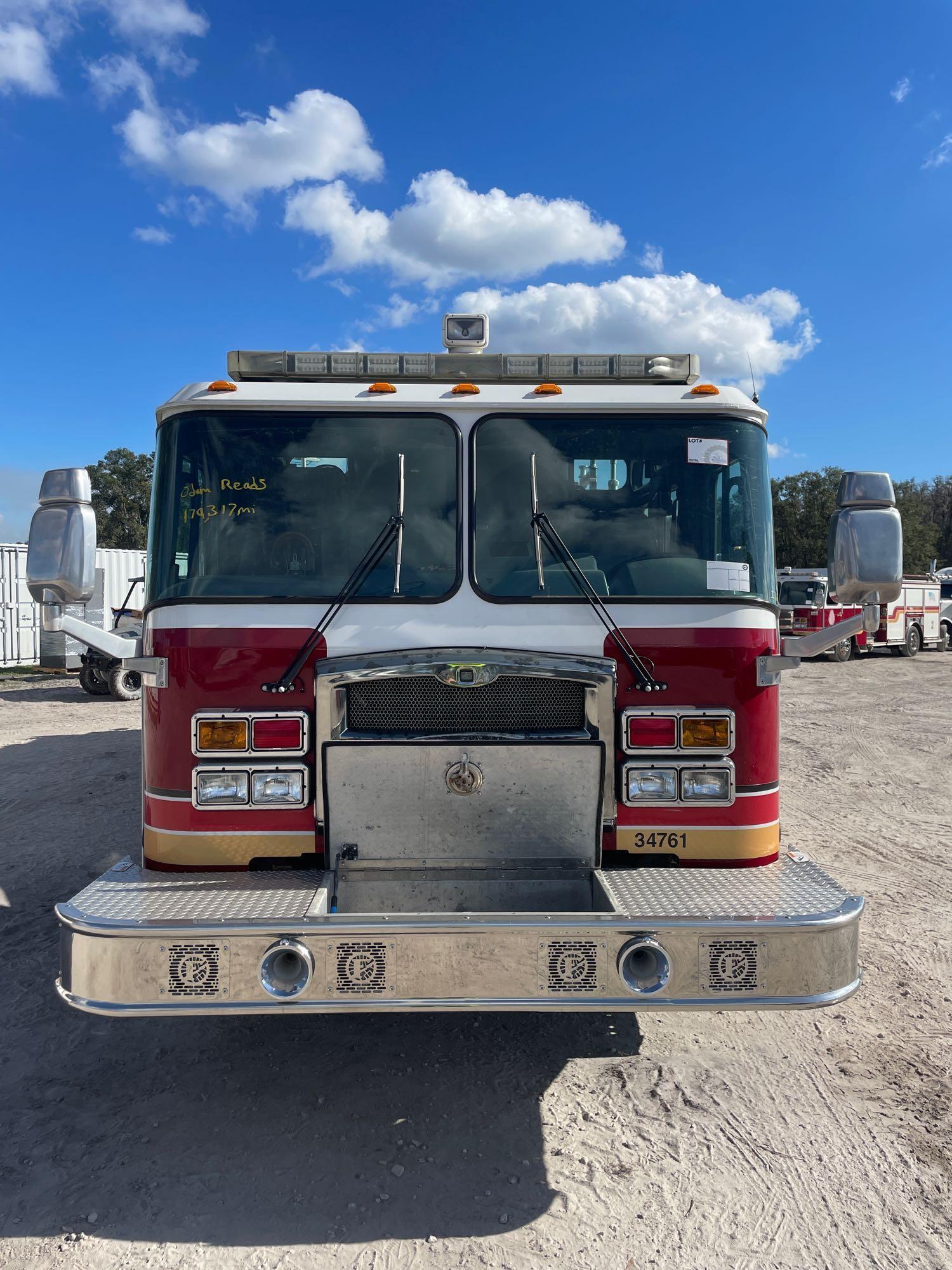 2009 E-One Pumper Engine Fire Truck