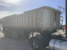 1971 Aluminum 27FT Tri-Axle End Dump Trailer