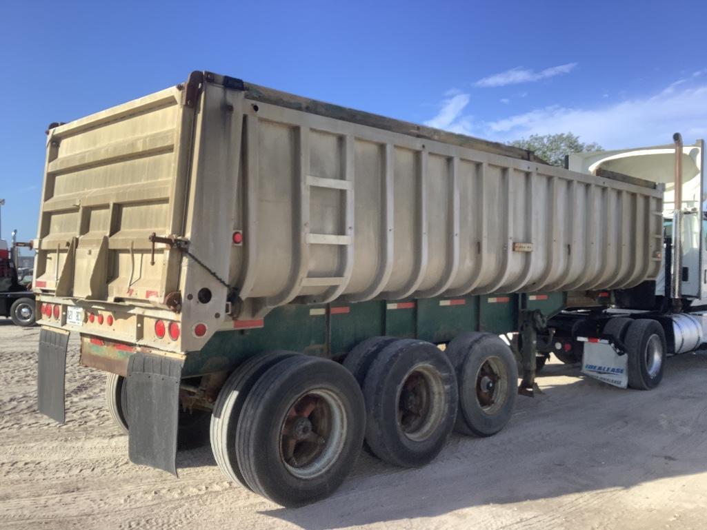 1971 Aluminum 27FT Tri-Axle End Dump Trailer