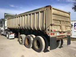 1971 Aluminum 27FT Tri-Axle End Dump Trailer