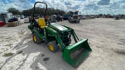 2019 John Deere 1025R 4x4 Loader Backhoe Tractor