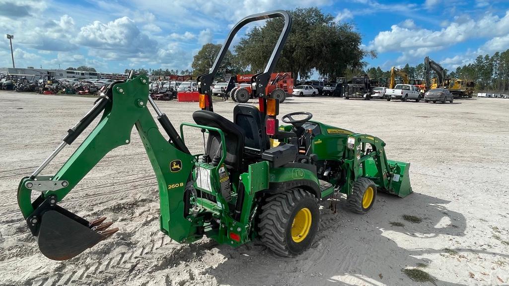 2019 John Deere 1025R 4x4 Loader Backhoe Tractor