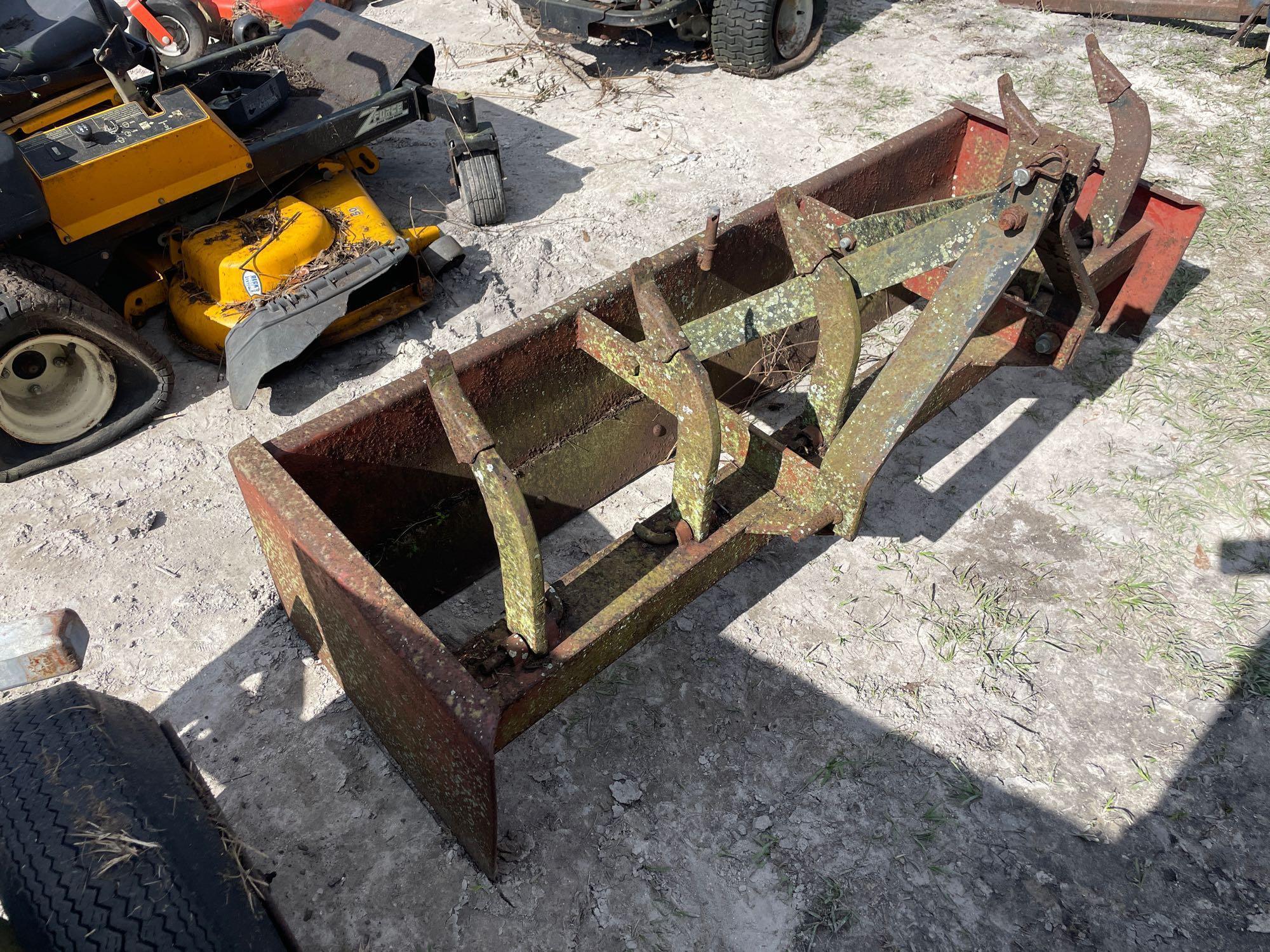 6FT 3 Point Box Blade with Scarifier Teeth