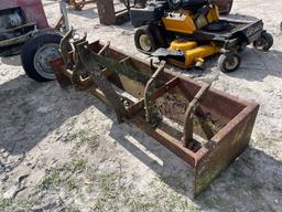 6FT 3 Point Box Blade with Scarifier Teeth